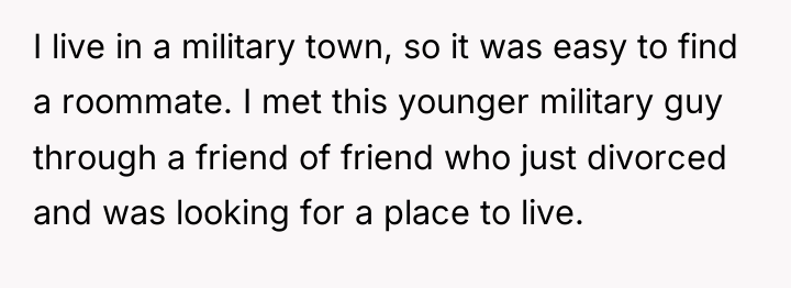I live in a military town, so it was easy...