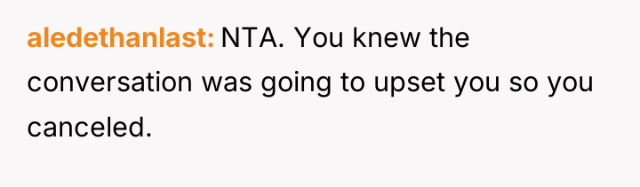 aledethanlast NTA. You knew the conversation was going to upset...