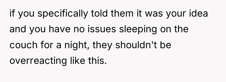 if you specifically told them it was your idea and...