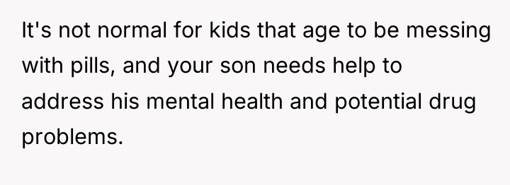 It's not normal for kids that age to be messing...