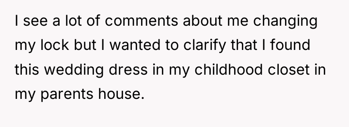 I see a lot of comments about me changing my...