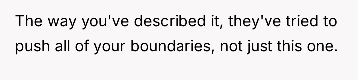 The way you've described it, they've tried to push all...