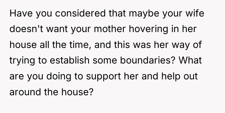 Have you considered that maybe your wife doesn't want your...