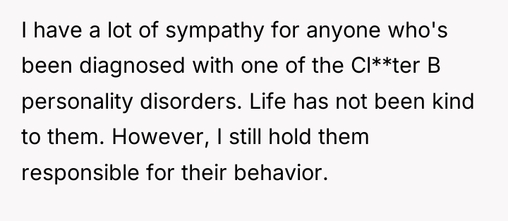 I have a lot of sympathy for anyone who's been...