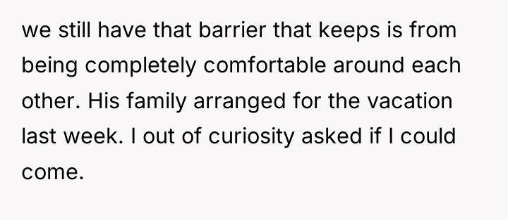 we still have that barrier that keeps is from being...