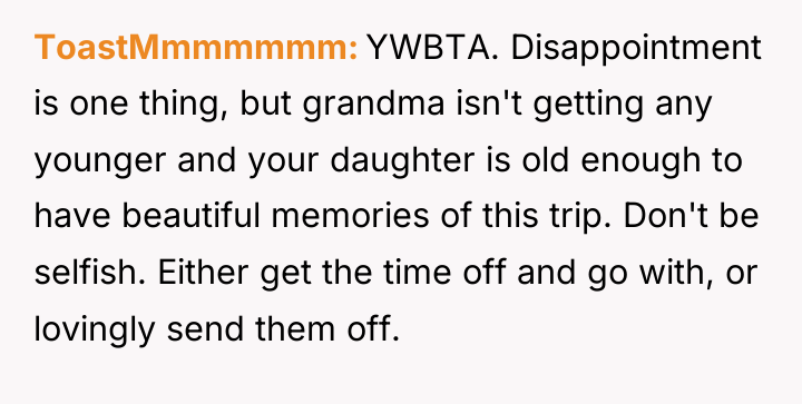 ToastMmmmmmm YWBTA. Disappointment is one thing, but grandma isn't getting...