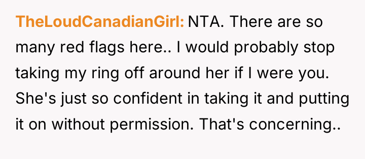 TheLoudCanadianGirl NTA. There are so many red flags here.. I...