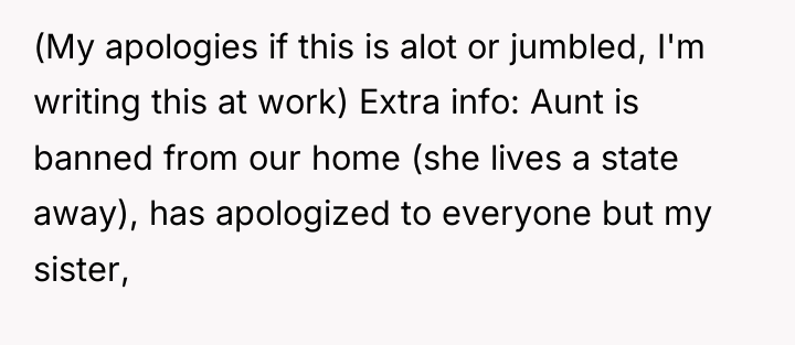 (My apologies if this is alot or jumbled, I'm writing...
