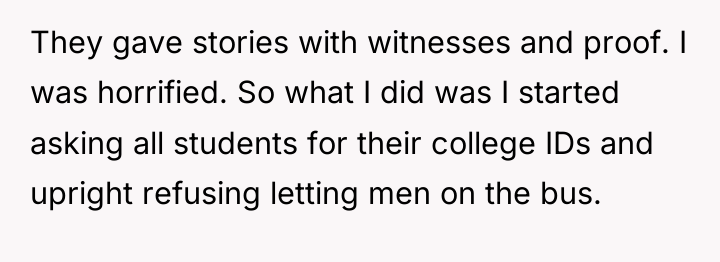 They gave stories with witnesses and proof. I was horrified....