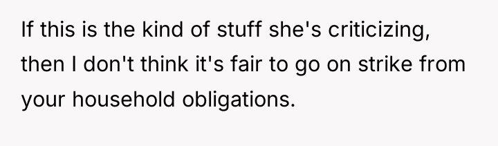 If this is the kind of stuff she's criticizing, then...