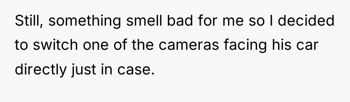 Still, something smell bad for me so I decided to...