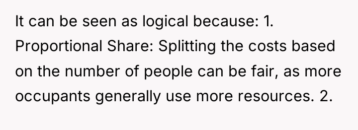 It can be seen as logical because: 1. Proportional Share:...