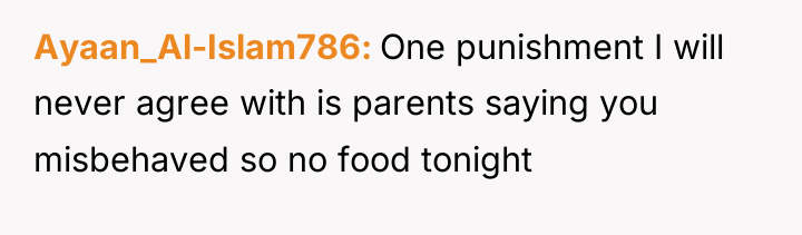 Ayaan_Al-Islam786 One punishment I will never agree with is parents...