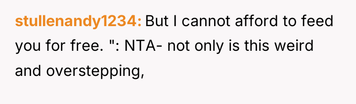 stullenandy1234 But I cannot afford to feed you for free....