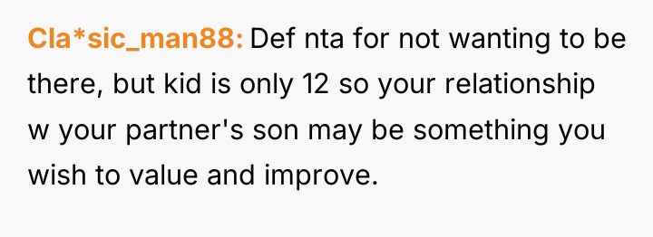 Cla*sic_man88 Def nta for not wanting to be there, but...