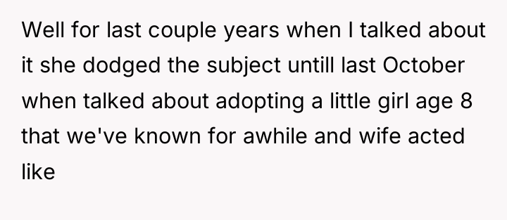 Well for last couple years when I talked about it...