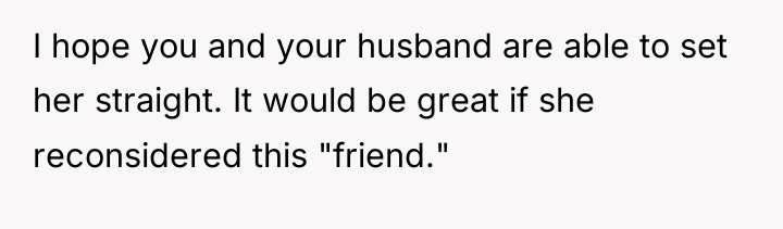 I hope you and your husband are able to set...