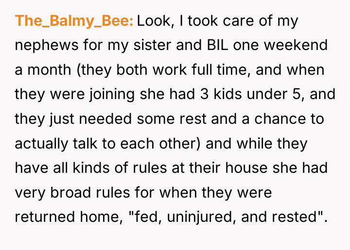 The_Balmy_Bee Look, I took care of my nephews for my...