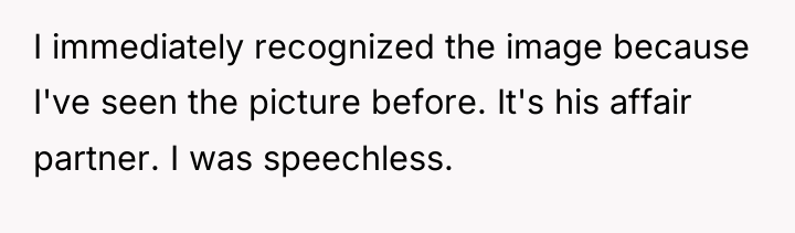 I immediately recognized the image because I've seen the picture...