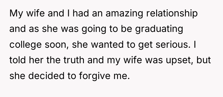 My wife and I had an amazing relationship and as...