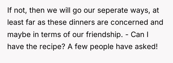 If not, then we will go our seperate ways, at...
