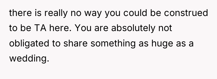 there is really no way you could be construed to...
