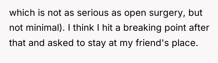 which is not as serious as open surgery, but not...