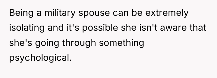 Being a military spouse can be extremely isolating and it's...