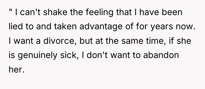 " I can't shake the feeling that I have been...