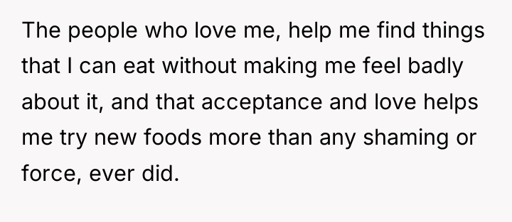 The people who love me, help me find things that...