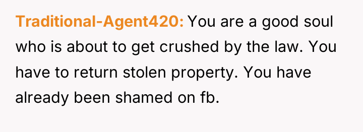 Traditional-Agent420 You are a good soul who is about to...