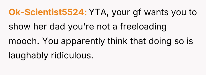 Ok-Scientist5524 YTA, your gf wants you to show her dad...