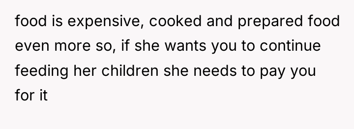 food is expensive, cooked and prepared food even more so,...