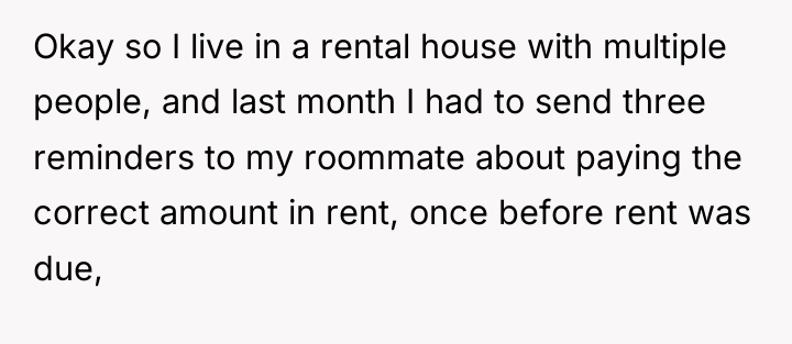 Okay so I live in a rental house with multiple...
