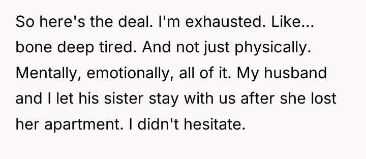 So here's the deal. I'm exhausted. Like... bone deep tired....