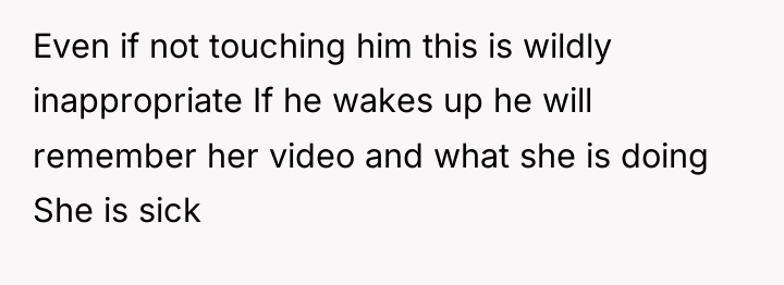 Even if not touching him this is wildly inappropriate If...