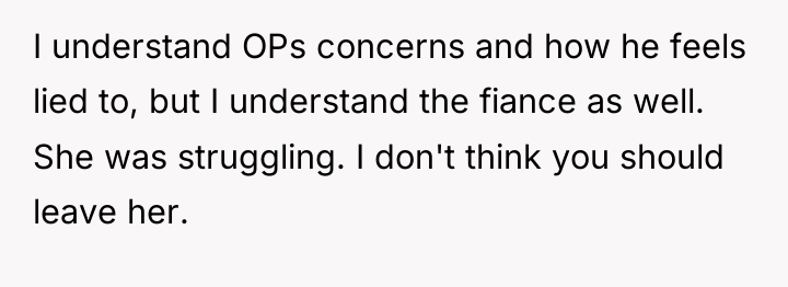 I understand OPs concerns and how he feels lied to,...