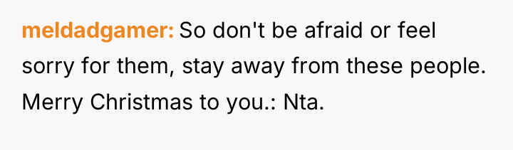 meldadgamer So don't be afraid or feel sorry for them,...