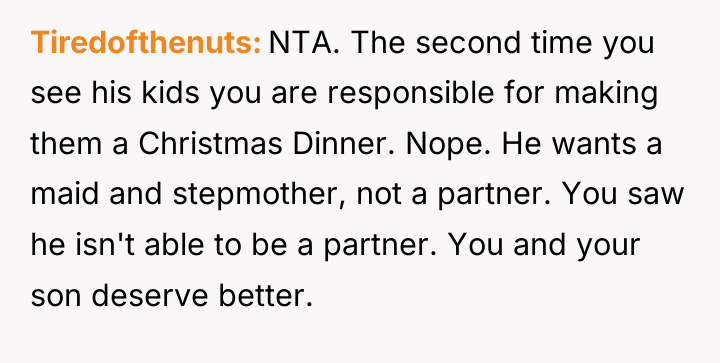 Tiredofthenuts NTA. The second time you see his kids you...