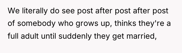 We literally do see post after post after post of...