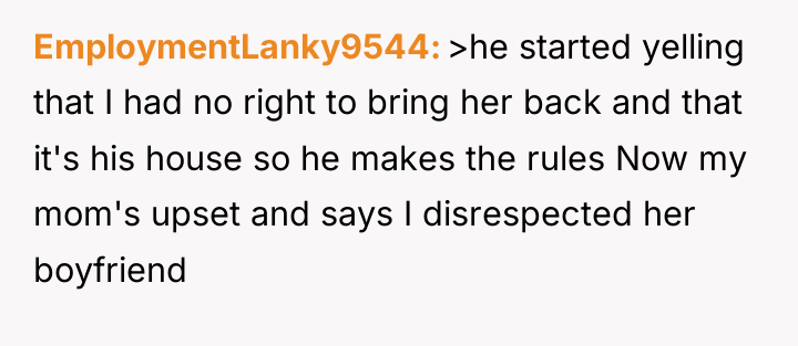 EmploymentLanky9544 >he started yelling that I had no right to...