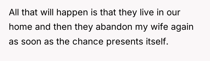 All that will happen is that they live in our...