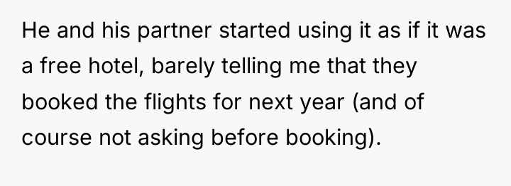 He and his partner started using it as if it...