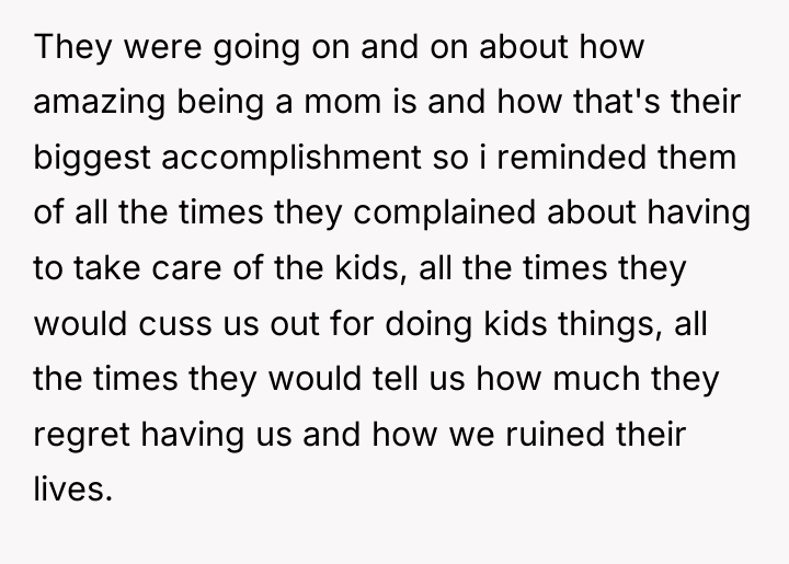 They were going on and on about how amazing being...