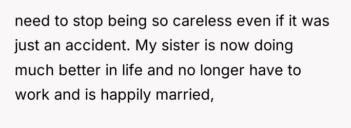 need to stop being so careless even if it was...