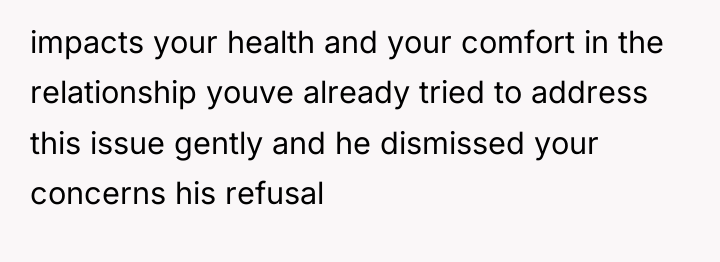 impacts your health and your comfort in the relationship youve...