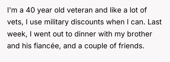 I'm a 40 year old veteran and like a lot...