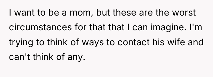 I want to be a mom, but these are the...