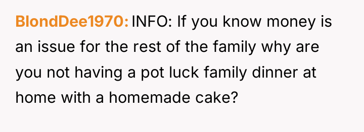 BlondDee1970 INFO: If you know money is an issue for...