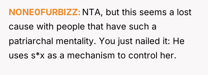 NONE0FURBIZZ NTA, but this seems a lost cause with people...